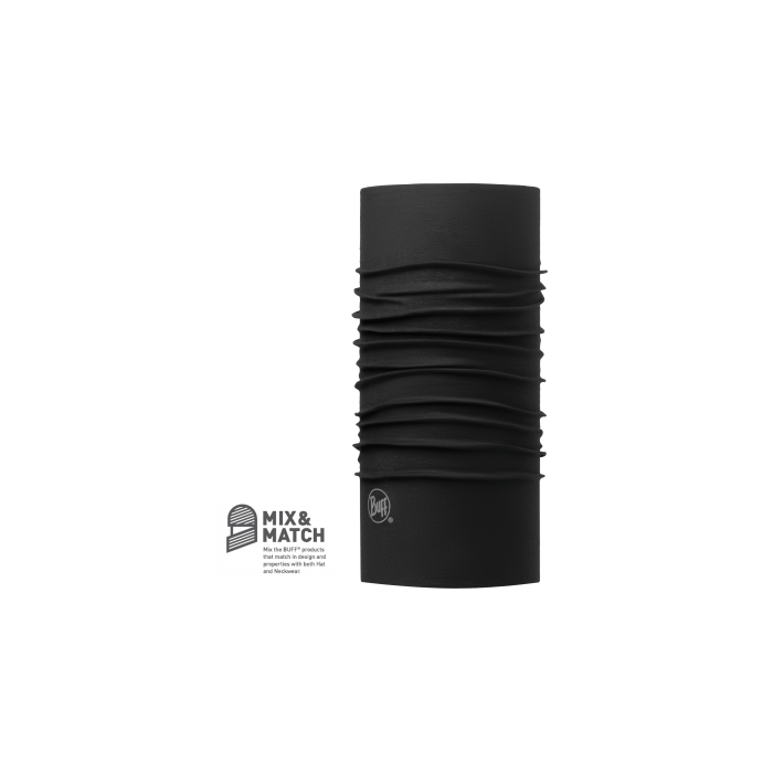 BUFF SCARF ORIGINAL SOLID BLACK Fashion For Cycling