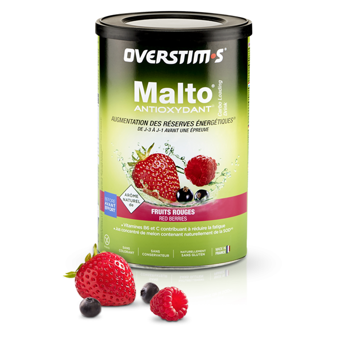 OVERSTIM.S MALTO ANTIOXYDANT CARBO LOADING RED BERRIES 500GR Fashion For Cycling